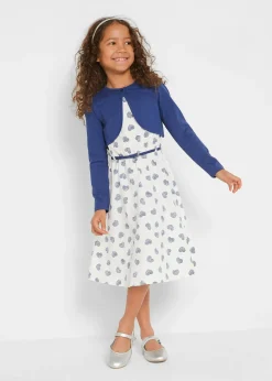 Enfant bonprix Vêtements Enfant|Filles 2-8 Ans·Robes & Jupes|Robe fille, boléro, ceinture (ens. 3 pces)