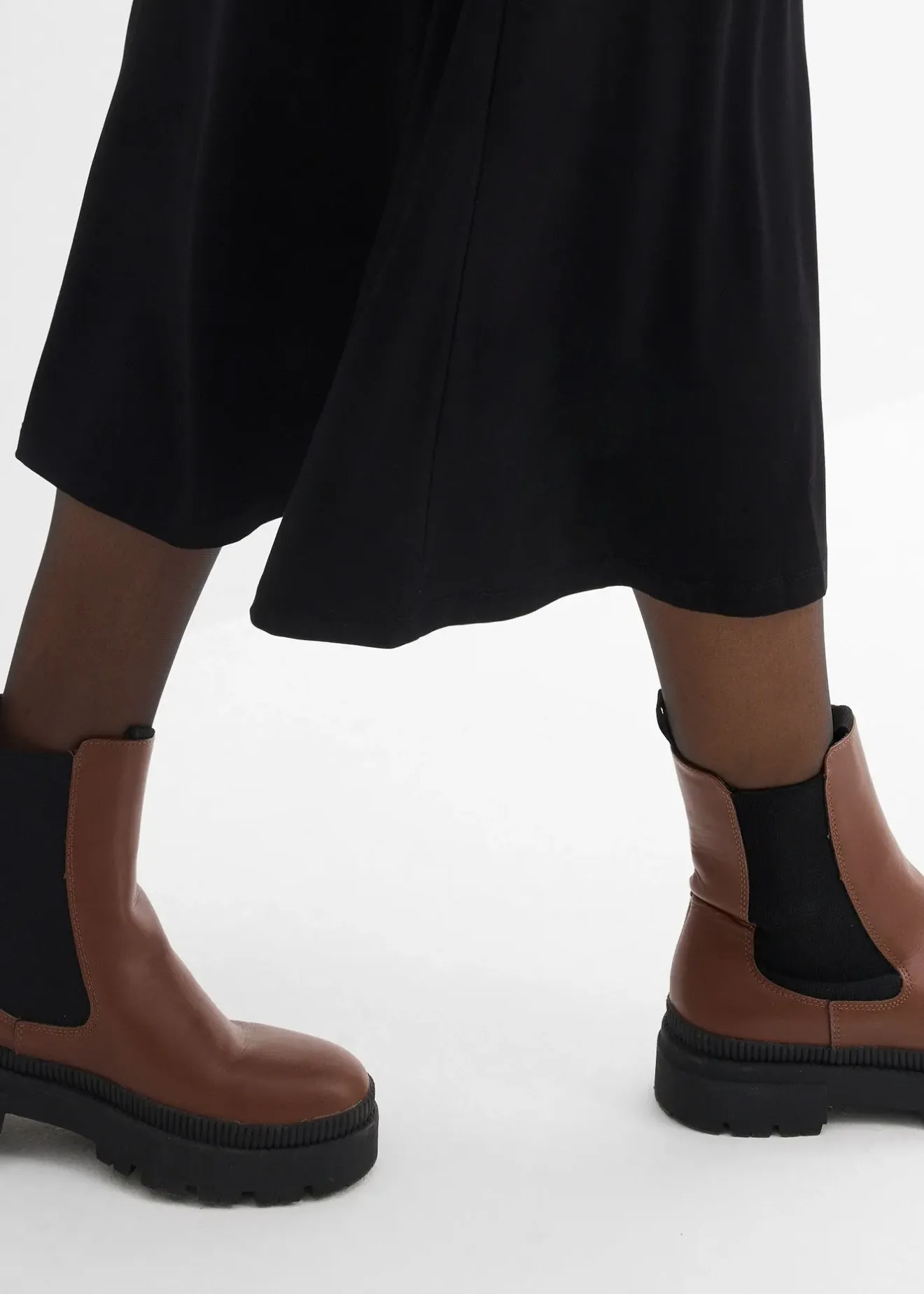 bonprix Robe fluide en jersey viscose|Femme Robes