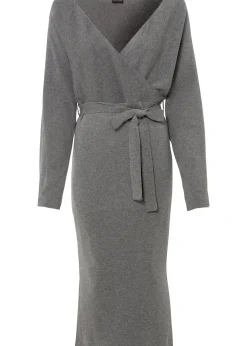 Femme bonprix Maille|Robes|Robe fluide en maille de viscose mélangée