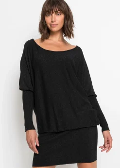 Femme bonprix Maille|Robes|Robe fluide en maille de viscose mélangée