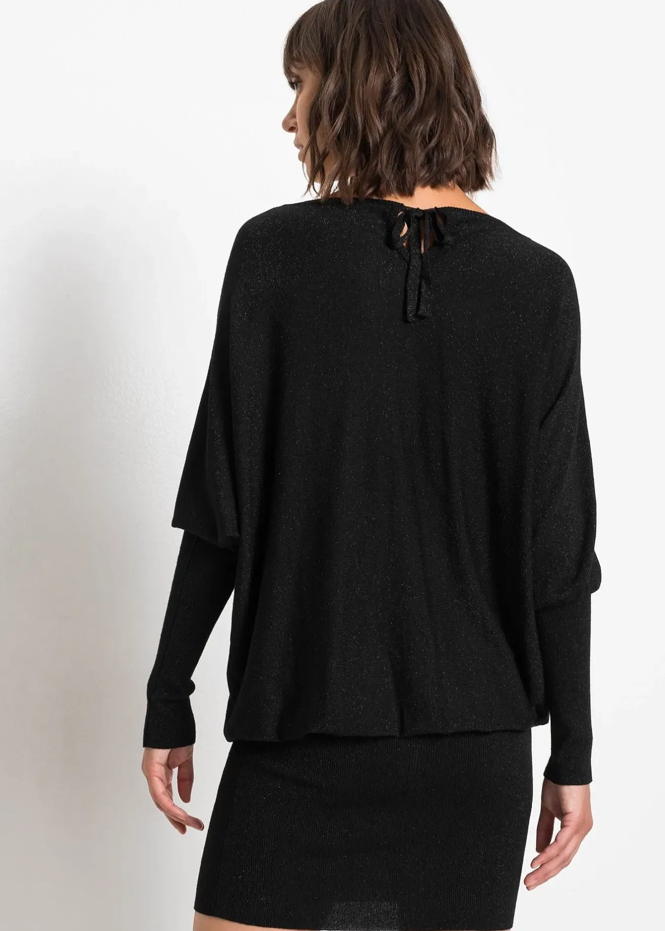 Femme bonprix Maille|Robes|Robe fluide en maille de viscose mélangée