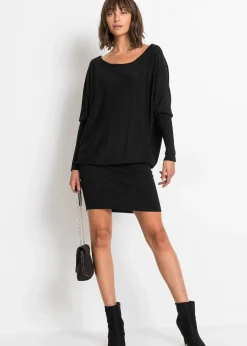 Femme bonprix Maille|Robes|Robe fluide en maille de viscose mélangée