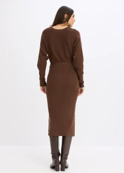 Femme bonprix Maille|Robes|Robe fluide en maille de viscose mélangée