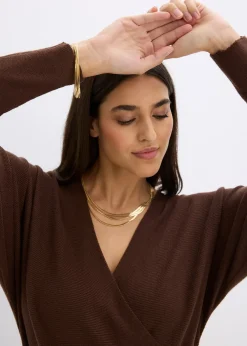 Femme bonprix Maille|Robes|Robe fluide en maille de viscose mélangée