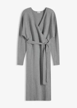 bonprix Robe fluide en maille de viscose mélangée|Femme Maille|Robes