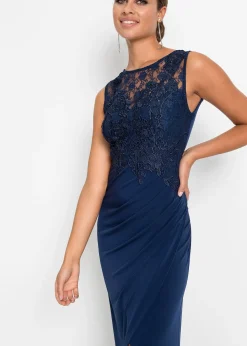 Femme bonprix Mode Festive|Tailles Petite|Robe longue à dentelle