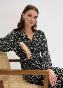 bonprix Robe longue 100% viscose|Femme Robes