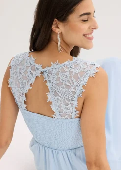 Femme bonprix Mode Festive|Robes|Robe longue avec dentelle