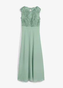 bonprix Robe longue avec dentelle|Femme Mode Festive|Robes