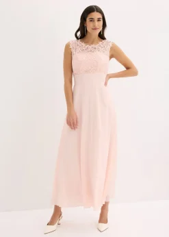 Femme bonprix Mode Festive|Robes|Robe longue avec dentelle