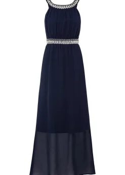 bonprix Robe longue avec strass|Femme Mode Festive|Robes