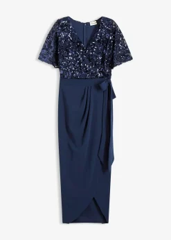 Femme bonprix Mode Festive|Robe longue brodée de sequins