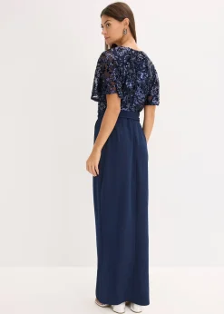 Femme bonprix Mode Festive|Robe longue brodée de sequins