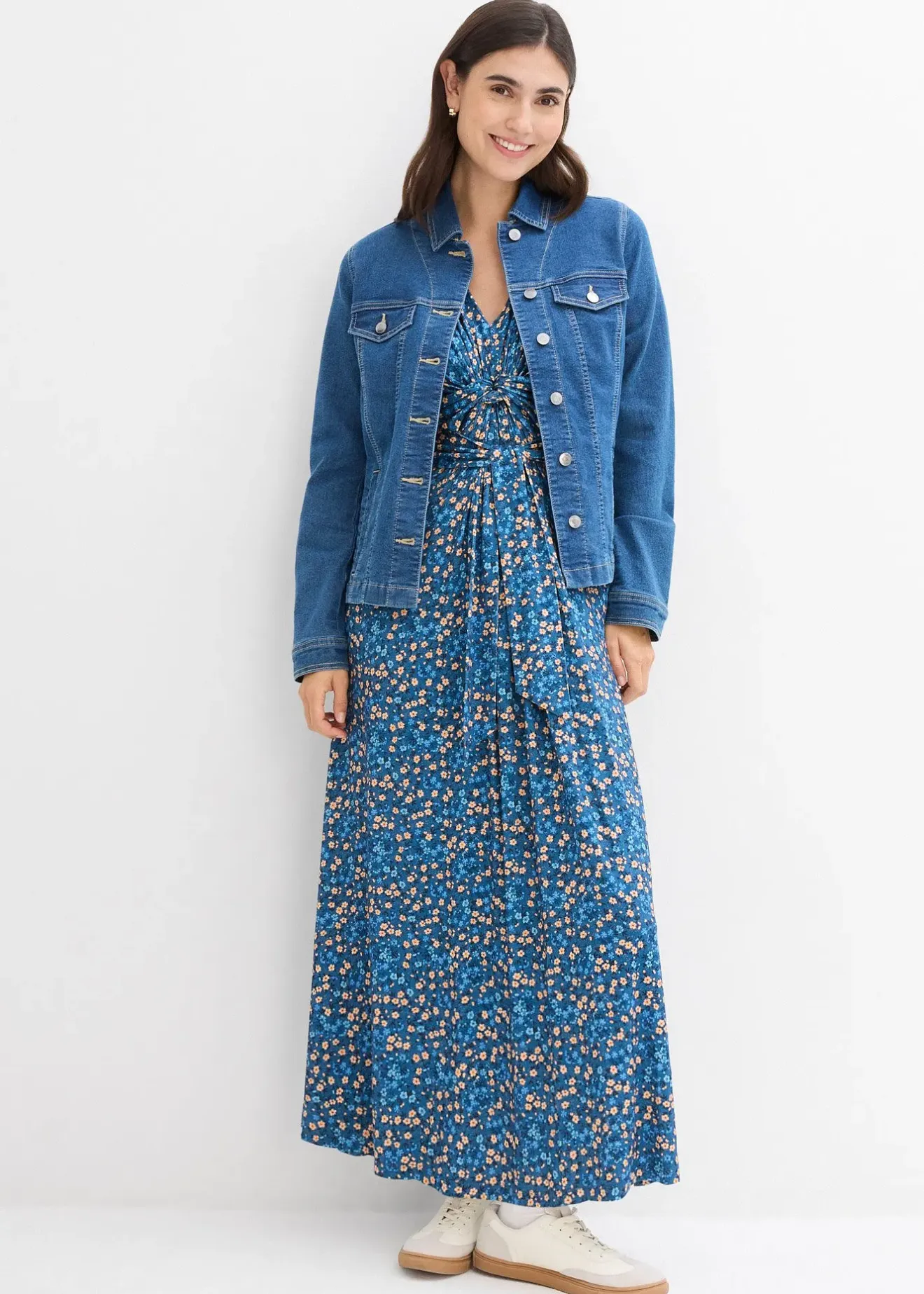 Femme bonprix Femme Enceinte|Robe longue de grossesse et d'allaitement en jersey