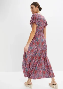 bonprix Robe longue en jersey imprimé|Femme Robes