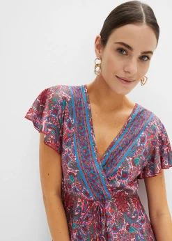 bonprix Robe longue en jersey imprimé|Femme Robes