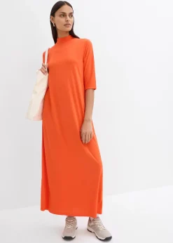 Femme bonprix Robes|Robe longue en matière douce