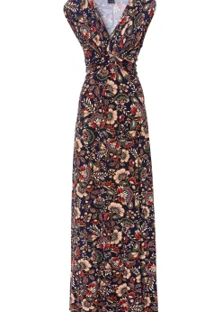 Femme bonprix Robes|Robe longue en viscose extensible