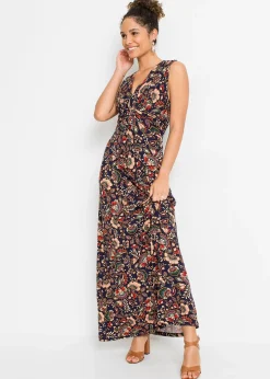 Femme bonprix Robes|Robe longue en viscose extensible