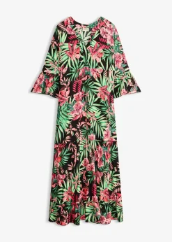 bonprix Robe longue en viscose fluide|Femme Robes