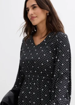 bonprix Robe longue en viscose fluide|Femme Robes