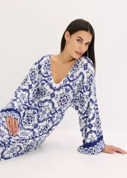 Femme bonprix Robes|Robe longue et douce en jersey viscose