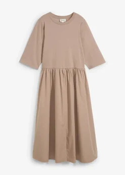 Femme bonprix Robes|Robe midi 100% coton