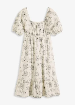 bonprix Robe midi à manches bouffantes|Femme Robes