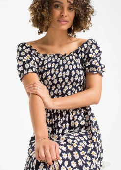 Femme bonprix Robes|Robe midi 100% viscose