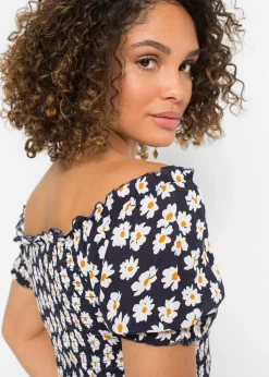 Femme bonprix Robes|Robe midi 100% viscose