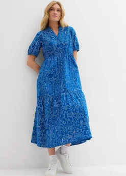 Femme bonprix Robes|Robe midi ample, 100% coton