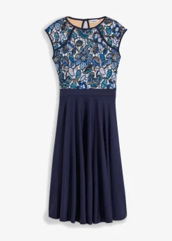 Femme bonprix Mode Festive|Robes|Robe midi avec dentelle