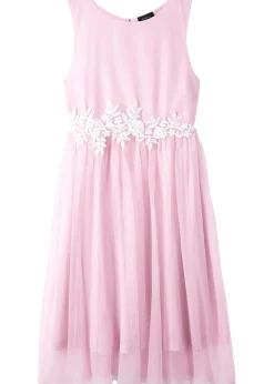 bonprix Robe midi avec empiècement dentelle|Enfant Vêtements Enfant|Filles 9-16 Ans·Robes & Combinaisons