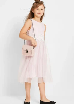 bonprix Robe midi avec empiècement dentelle|Enfant Vêtements Enfant|Filles 9-16 Ans·Robes & Combinaisons
