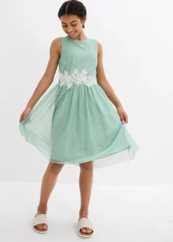 Enfant bonprix Vêtements Enfant|Filles 9-16 Ans·Robes & Combinaisons|Robe midi avec empiècement dentelle