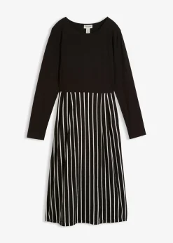 Femme bonprix Tailles Petite|Robe midi en jersey coton