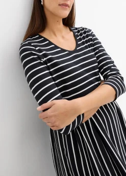 bonprix Robe midi en jersey coton|Femme Robes