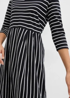 bonprix Robe midi en jersey coton|Femme Robes