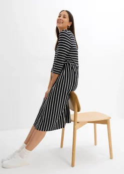 bonprix Robe midi en jersey coton|Femme Robes