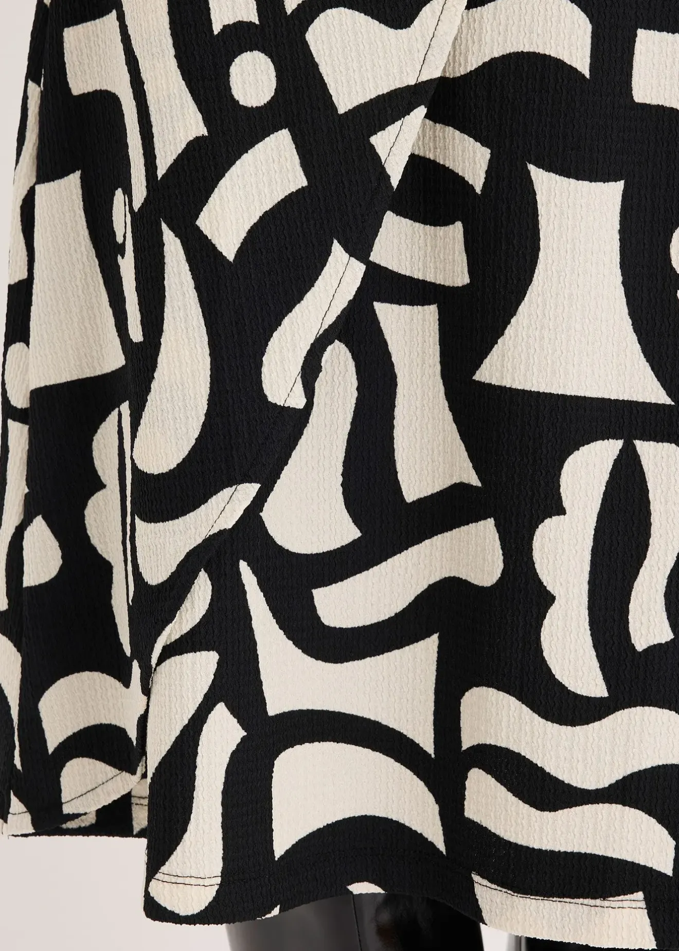 Femme bonprix Tailles Petite|Robes|Robe midi en jersey texturé