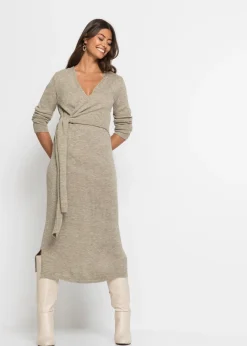 bonprix Robe midi en maille|Femme Maille|Robes