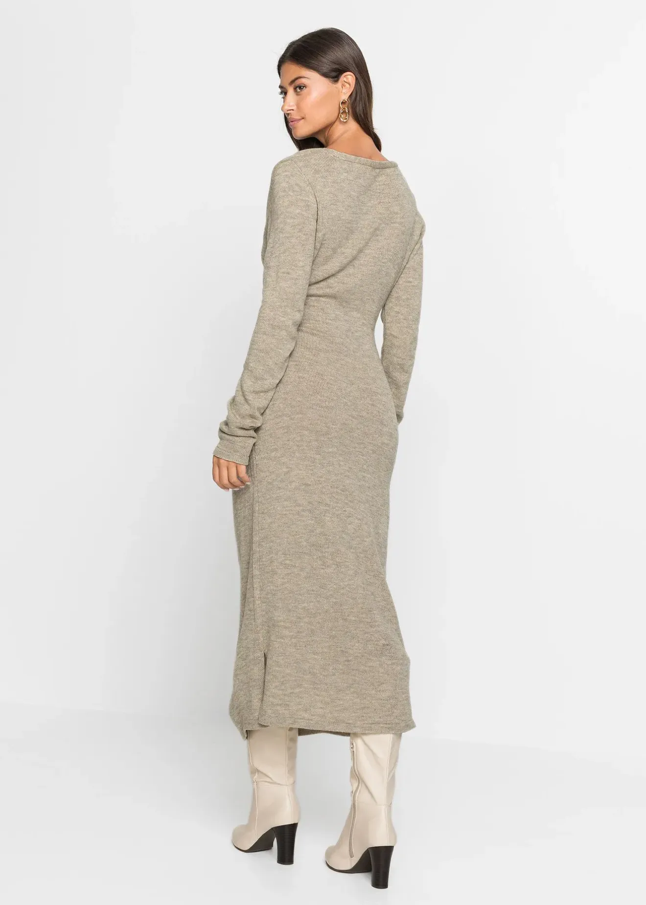 bonprix Robe midi en maille|Femme Maille|Robes
