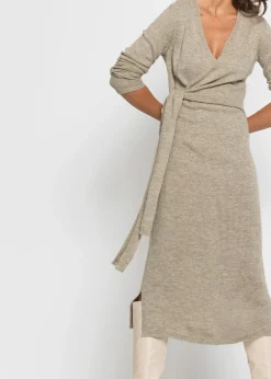 bonprix Robe midi en maille|Femme Maille|Robes