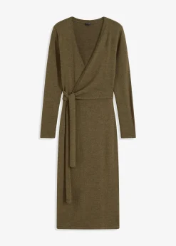 Femme bonprix Maille|Robes|Robe midi en maille