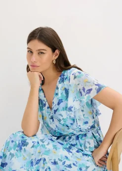 Femme bonprix Robes|Robe midi en mesh doux