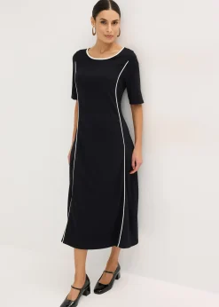 Femme bonprix Robes|Robe midi en Punto di Roma