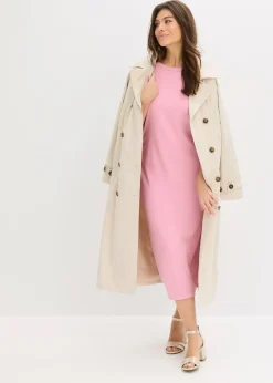 bonprix Robe midi en Punto di Roma confortable|Femme Robes