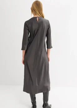 bonprix Robe midi en satin brillant|Femme Robes