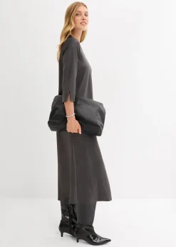 bonprix Robe midi en satin brillant|Femme Robes