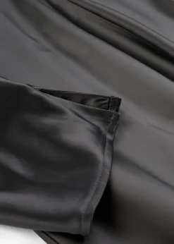 bonprix Robe midi en satin brillant|Femme Robes